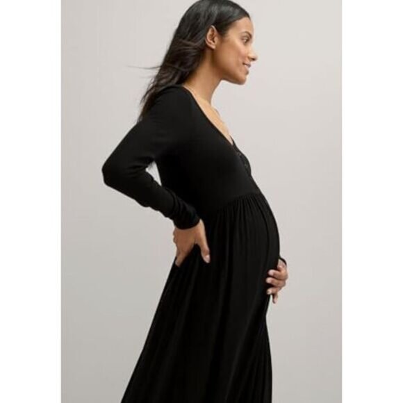 HATCH The Softest Rib Nursing Dress - Picture 2 of 8